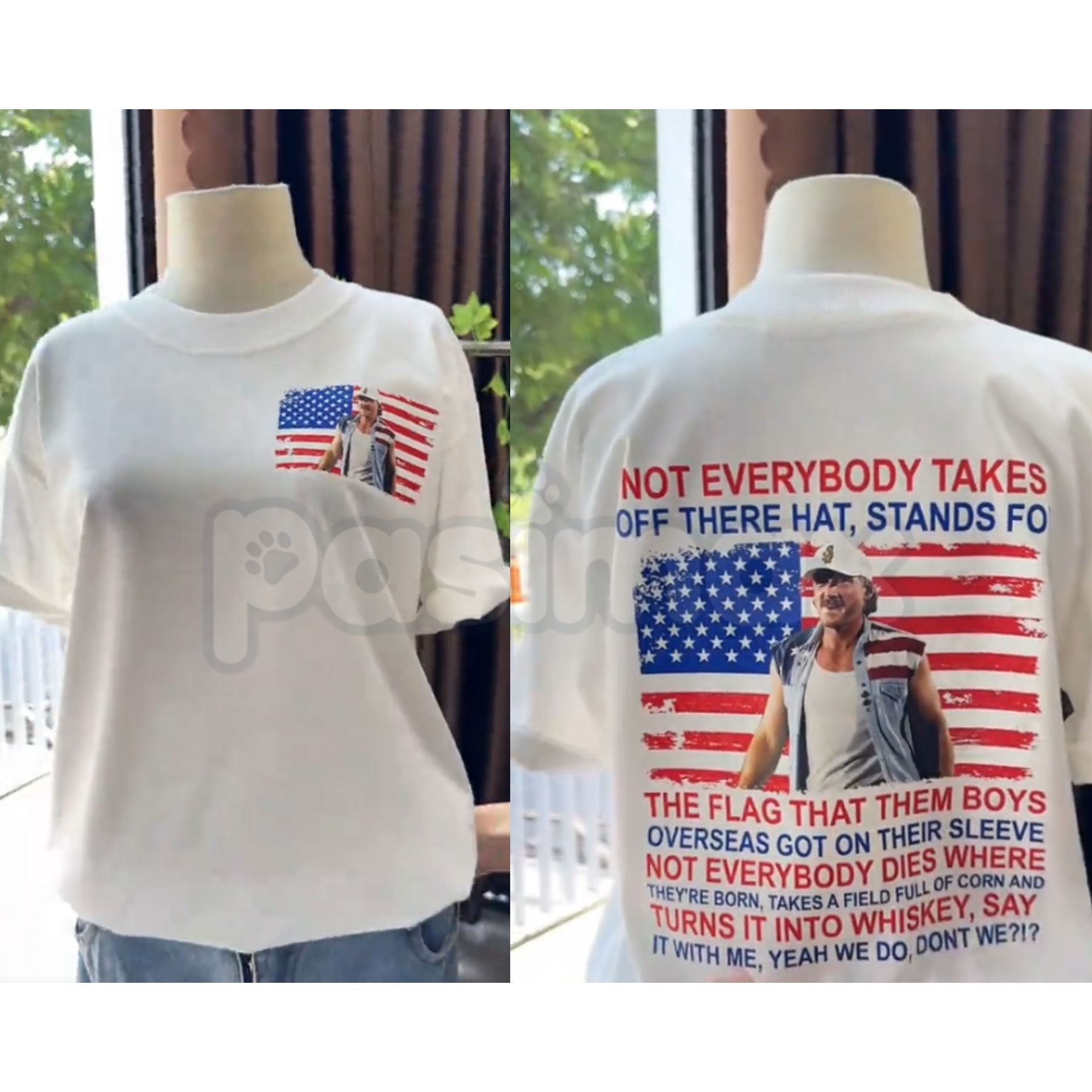 MW "4th of July" Country Music T-Shirt – Retro Patriotic Graphic Tee, Premium 100% Cotton Fan Tribute Top, Soft Lived-In Heavyweight Summer Anthem Shirt, Made in USA