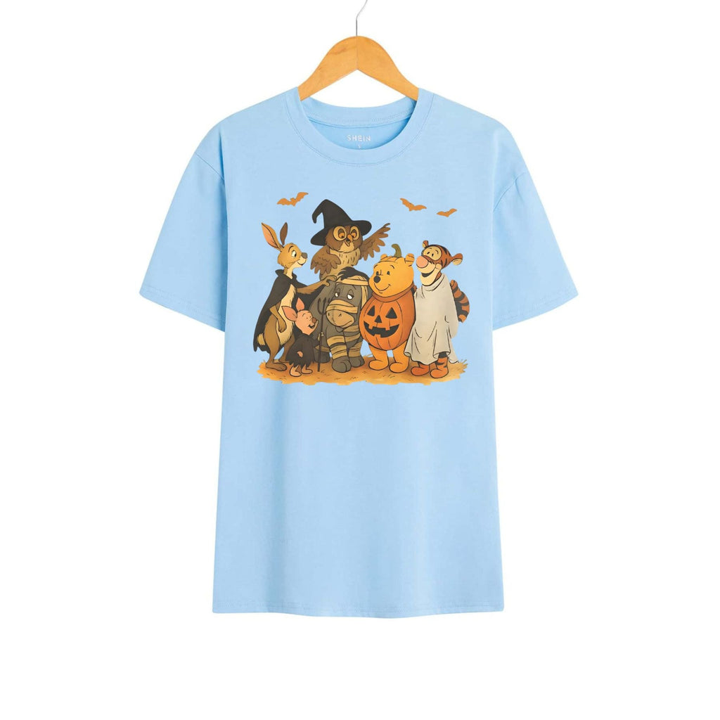 Pasimax Vintage Halloween Animal Friends T-Shirt — side view