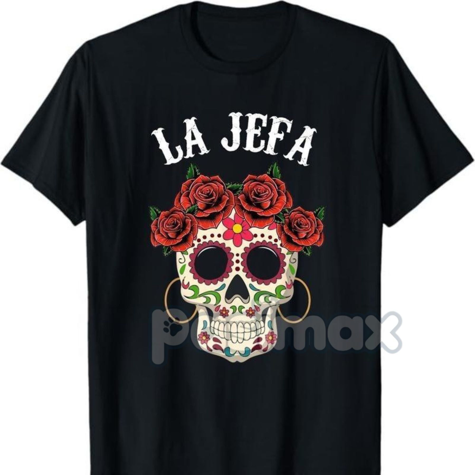 Pasimax Vintage Skeleton Tequila T-Shirt — side view