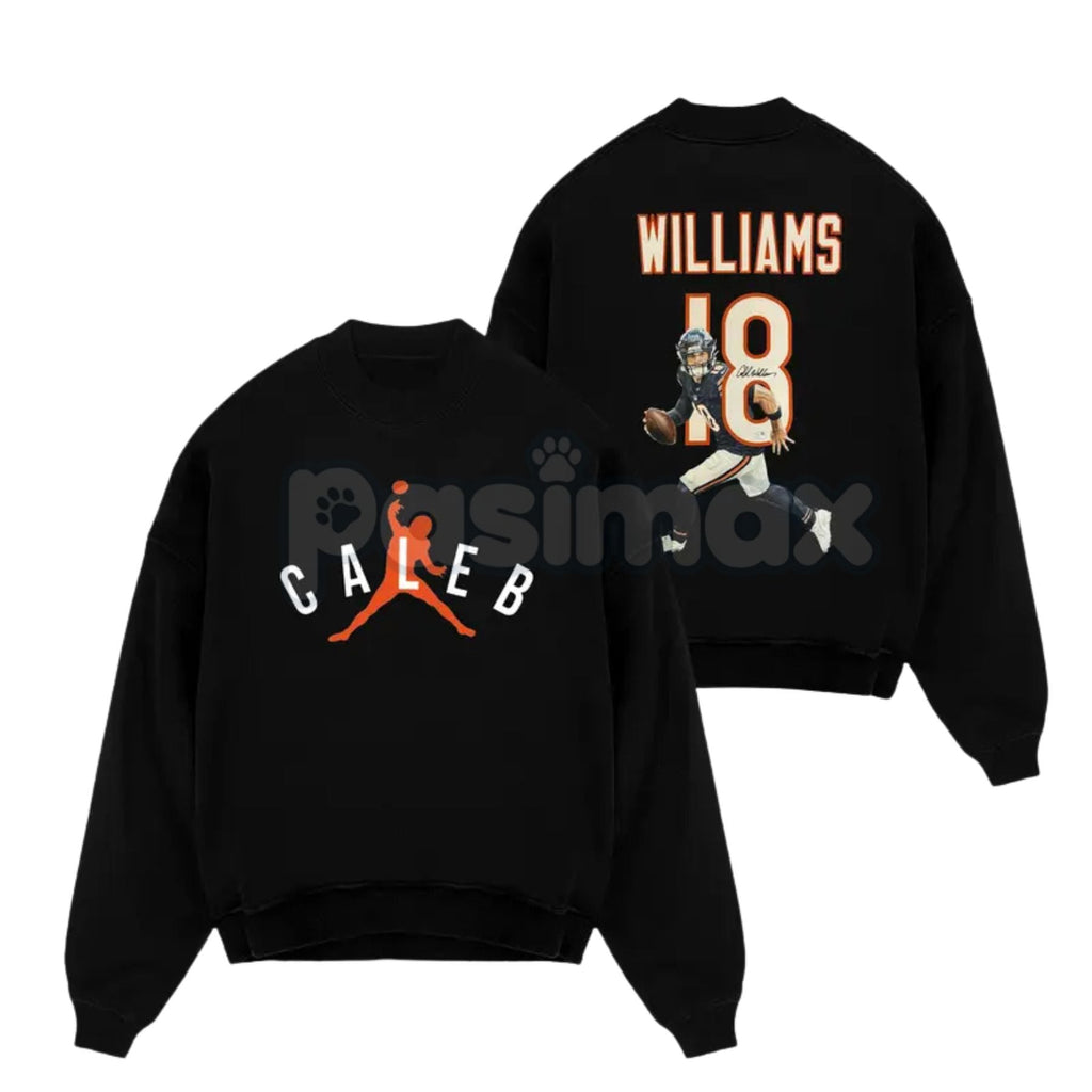 Pasimax Caleb Williams – Air Caleb #18 For Bears Nation Cotton Hoodie, Sweatshirt & T-Shirt — lifestyle context
