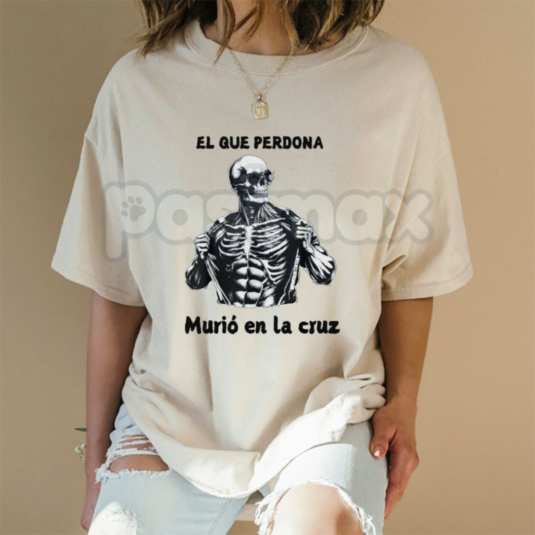 "Chidas Gym" Funny Mexican Slang T-Shirt – Sarcastic Calavera Workout Tee, Premium 100% Cotton Sugar Skull Gym Top, Soft Lived-In Heavyweight Latino Humor Shirt, Made in USA