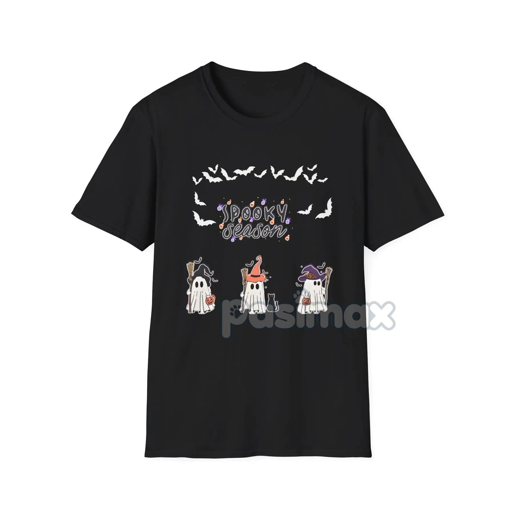 Pasimax Spooky Boo Ghost T-Shirt — side view