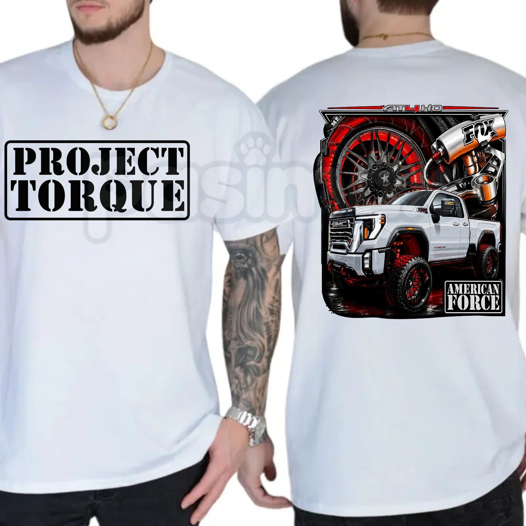 Lifted GMC AT4 T-Shirt – Off-Road Truck Enthusiast Premium Graphic Tee