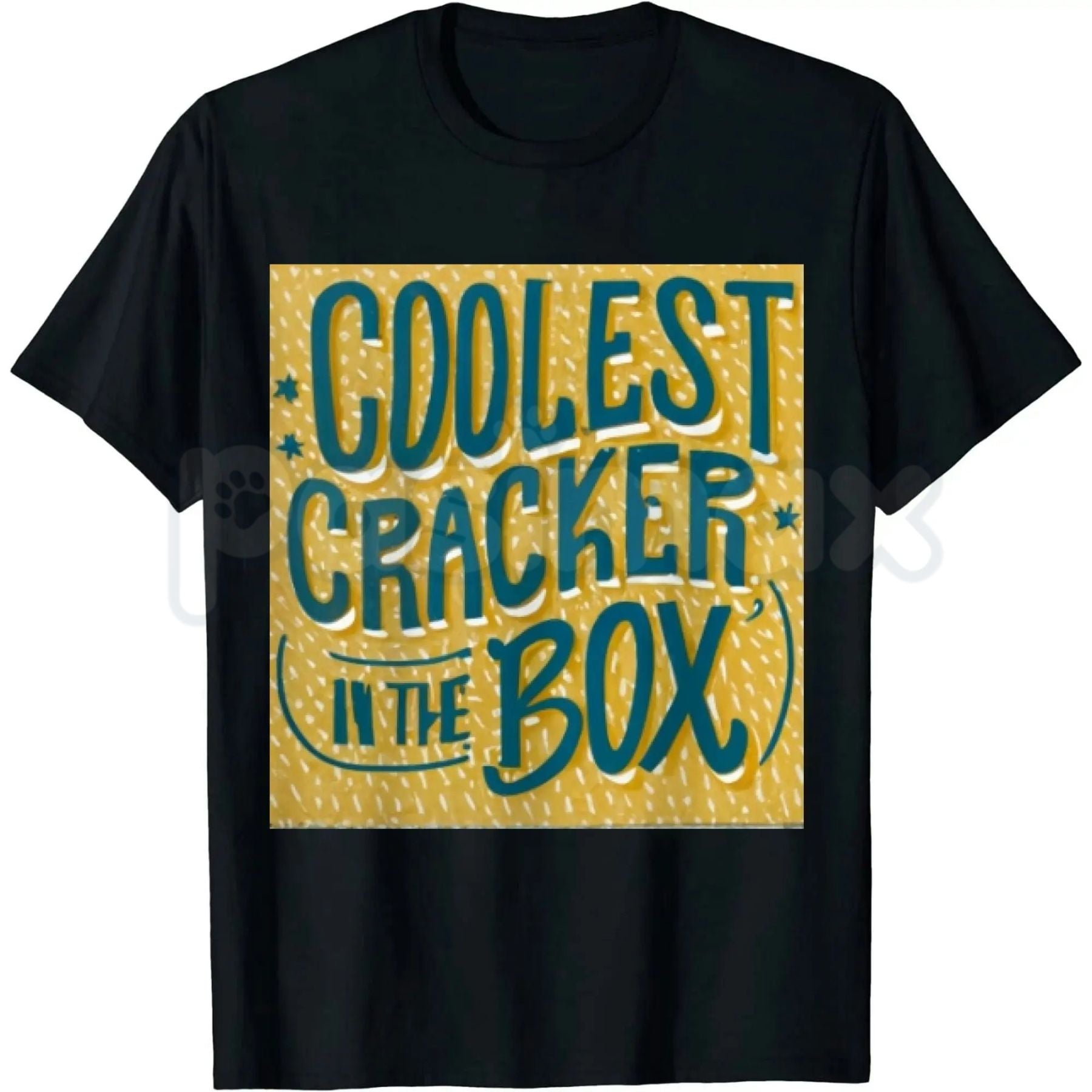 "Coolest Cracker In The Box" T-Shirt – Funny Self-Deprecating Graphic Tee, Remastered Heavy Cotton Witty Statement Top, Soft Lived-In Heavyweight Sarcastic Shirt, Made in USA