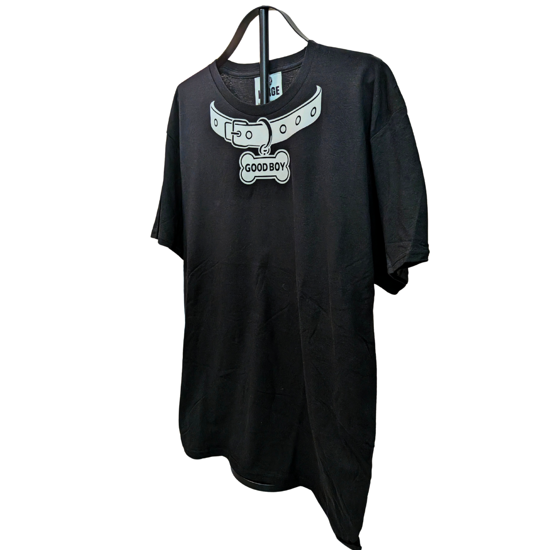 Hustle City Clothing Pup Collar Streetwear Graphic T-Shirt — feature highlight