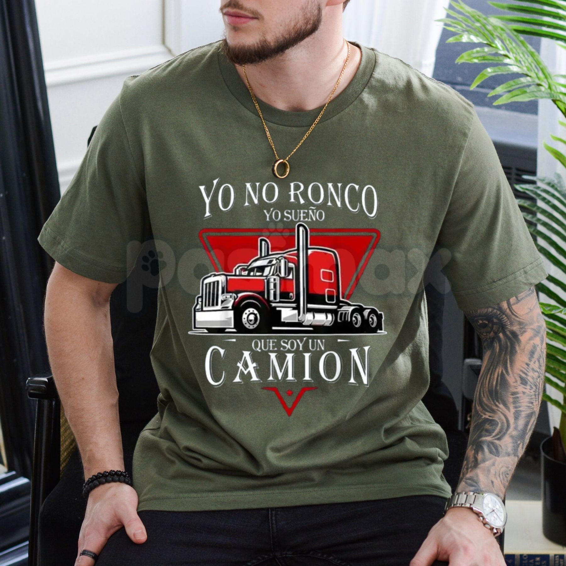 Funny "I Don't Snore I Dream of Being a Latin Dad Truck" T-Shirt – Men's Humorous Graphic Tee