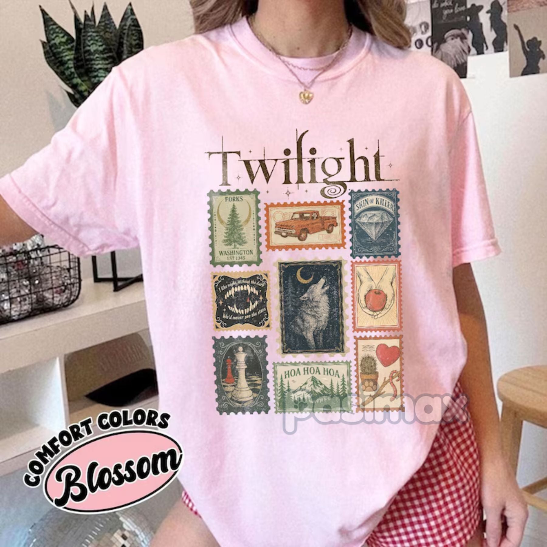 Pasimax 'Forks Washington' Inspired T-shirt — side view