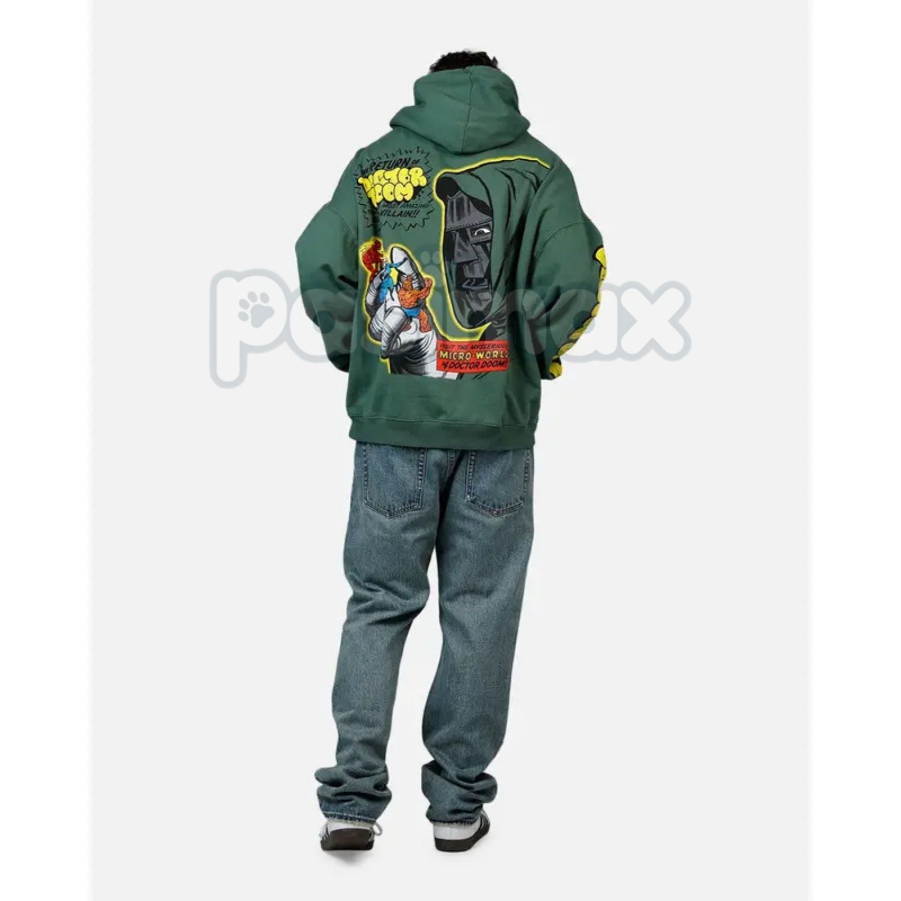 Pasimax Doctor Doom Genius Ruler Premium Hoodie – Fantastic Four Marvel Supervillain Pullover, Latveria Monarch Apparel, Unis