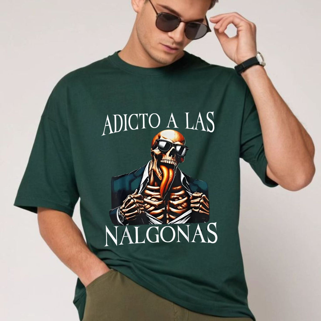 Pasimax Calacas Chidas "Addict of Los Nalgonas" T-Shirt — side view