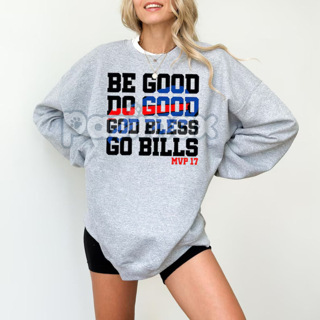 Pasimax Josh Allen MVP 17 Sweatshirt – Buffalo Bills Fan Apparel — side view