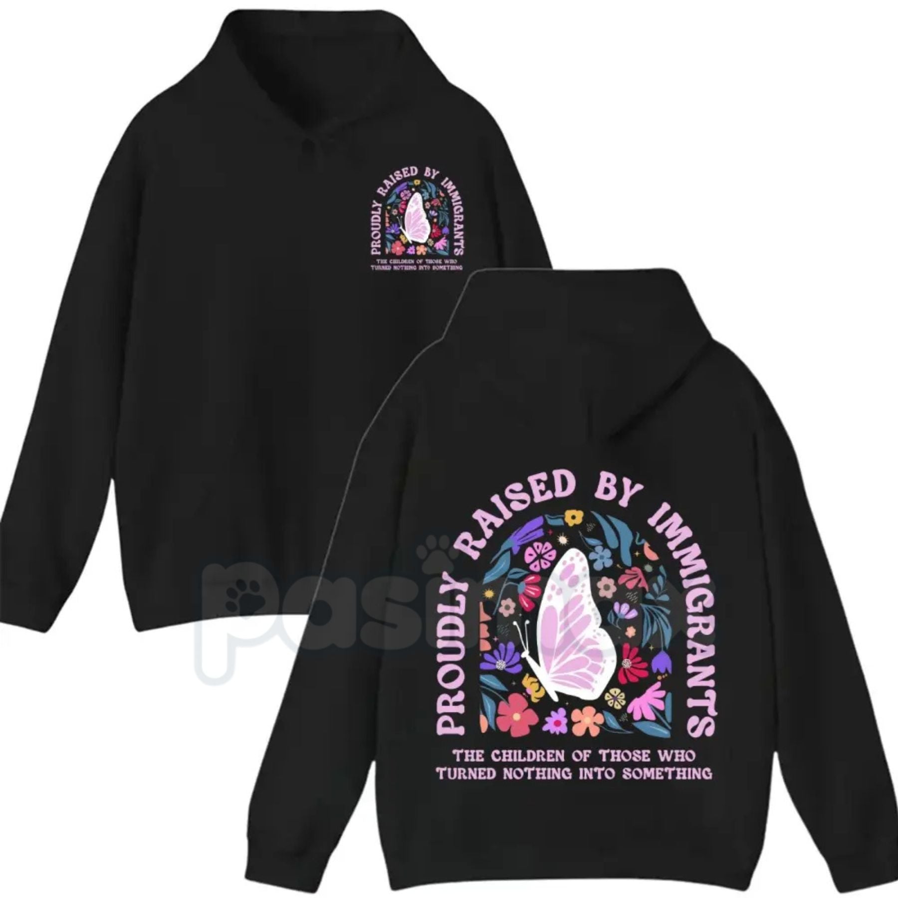 Pasimax Proud Daughter of Immigrants Shirt – Defend DACA Tee, Social Justice Hoodie & Activist Sweatshirt — side view