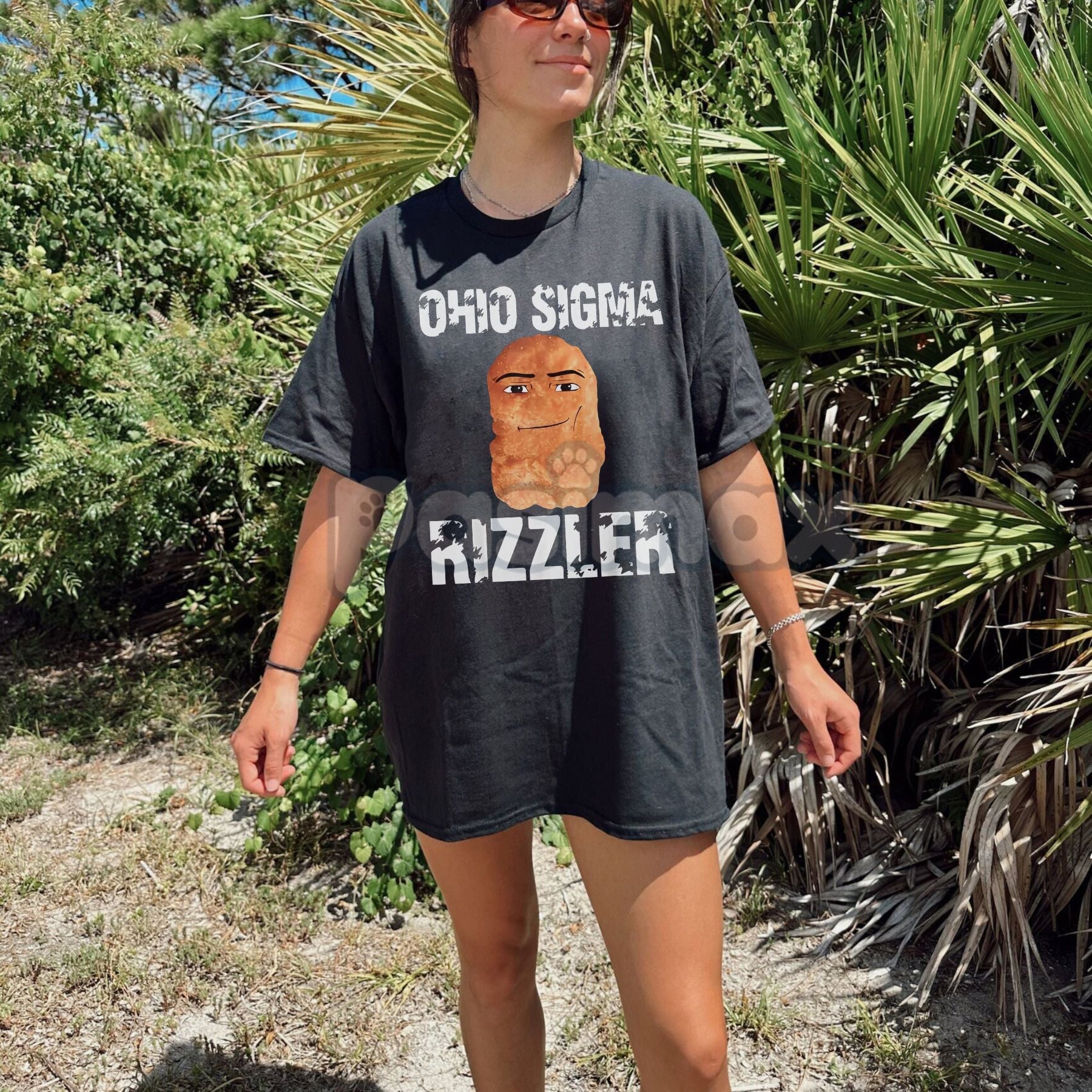 Pasimax "Ohio Sigma" Meme T-Shirt - Funny Internet Memes Tee, Viral Ohio State Humor, Unisex Sigma Grindset Apparel — side vi