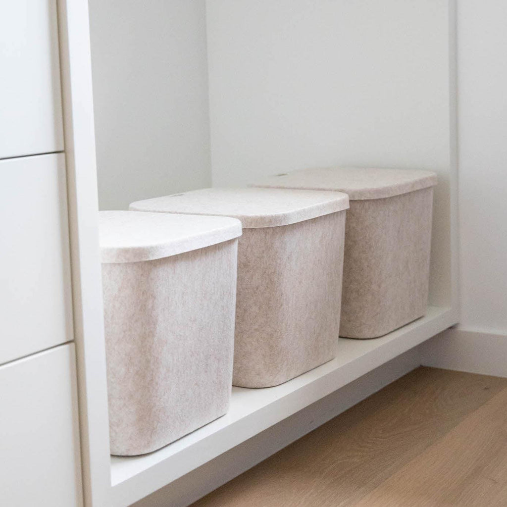 The Sculpted Bin - Original with Lid | Set of 3 – SortJoy