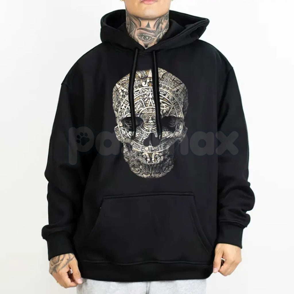 Chicano Skull Art Lowrider Shirt – Oversized Mexican Graphic Hoodie & Heavyweight Streetwear Sweatshirt