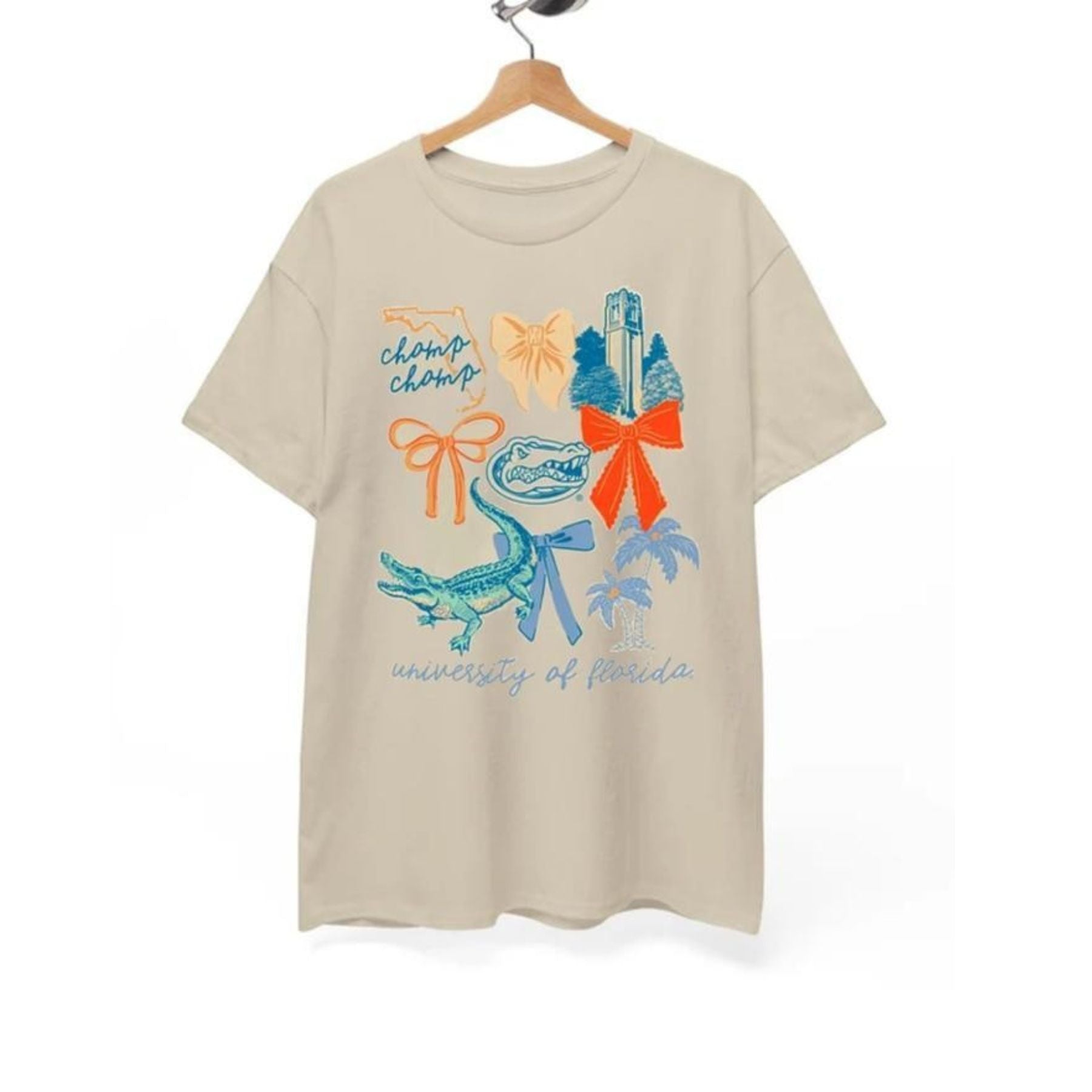Pasimax Vintage Coquette NCAA College T-Shirt — side view