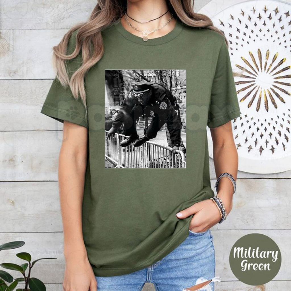 Pasimax Chief Aaron Edwards American Hero T-Shirt - Honor & Legacy Memorial Graphic Tee, Premium 100% Cotton First Responder 