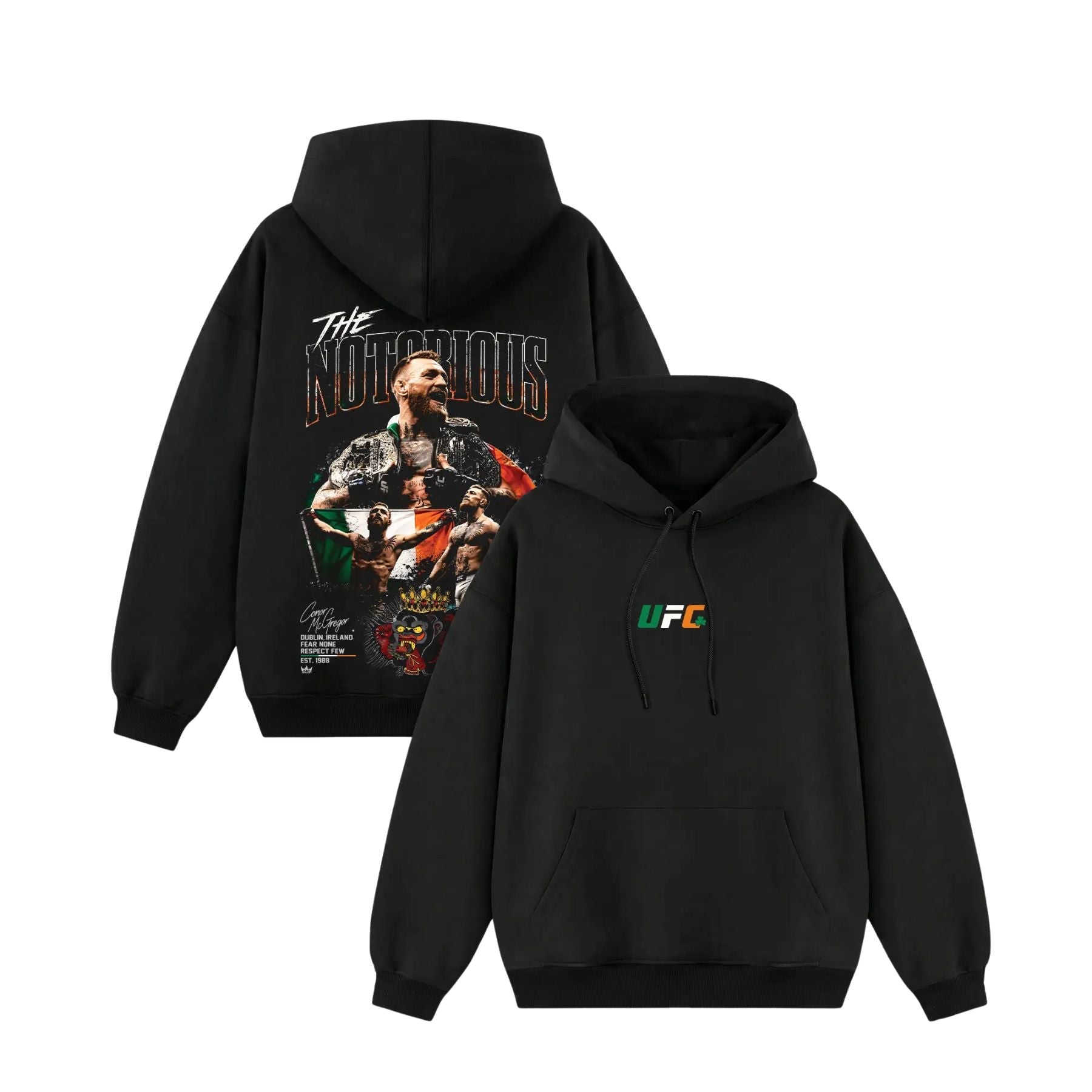Men's UFC 329 Conor McGregor Black T-Shirt – The Notorious Retro MMA Fighter Fan Graphic Tee