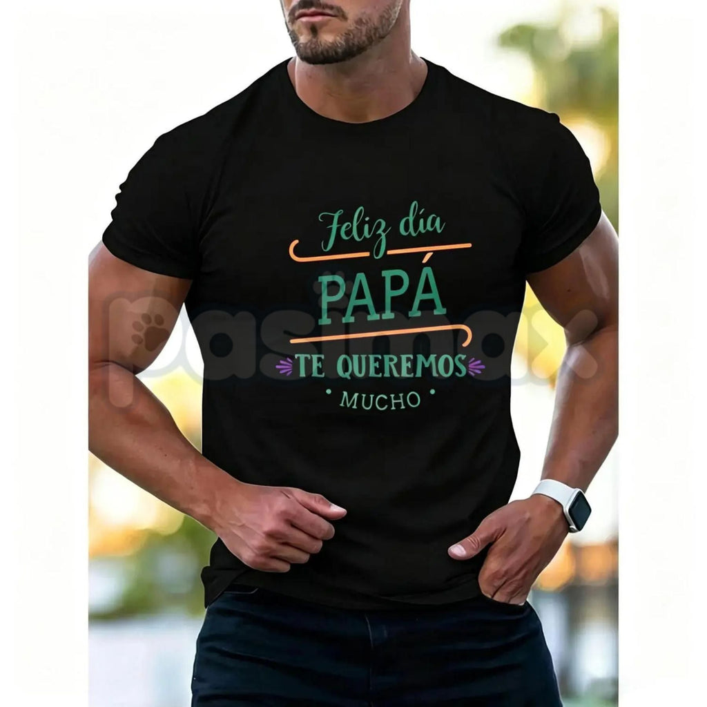Spanish "Feliz Día Papá" T-Shirt – Latino Father's Day Graphic Tee