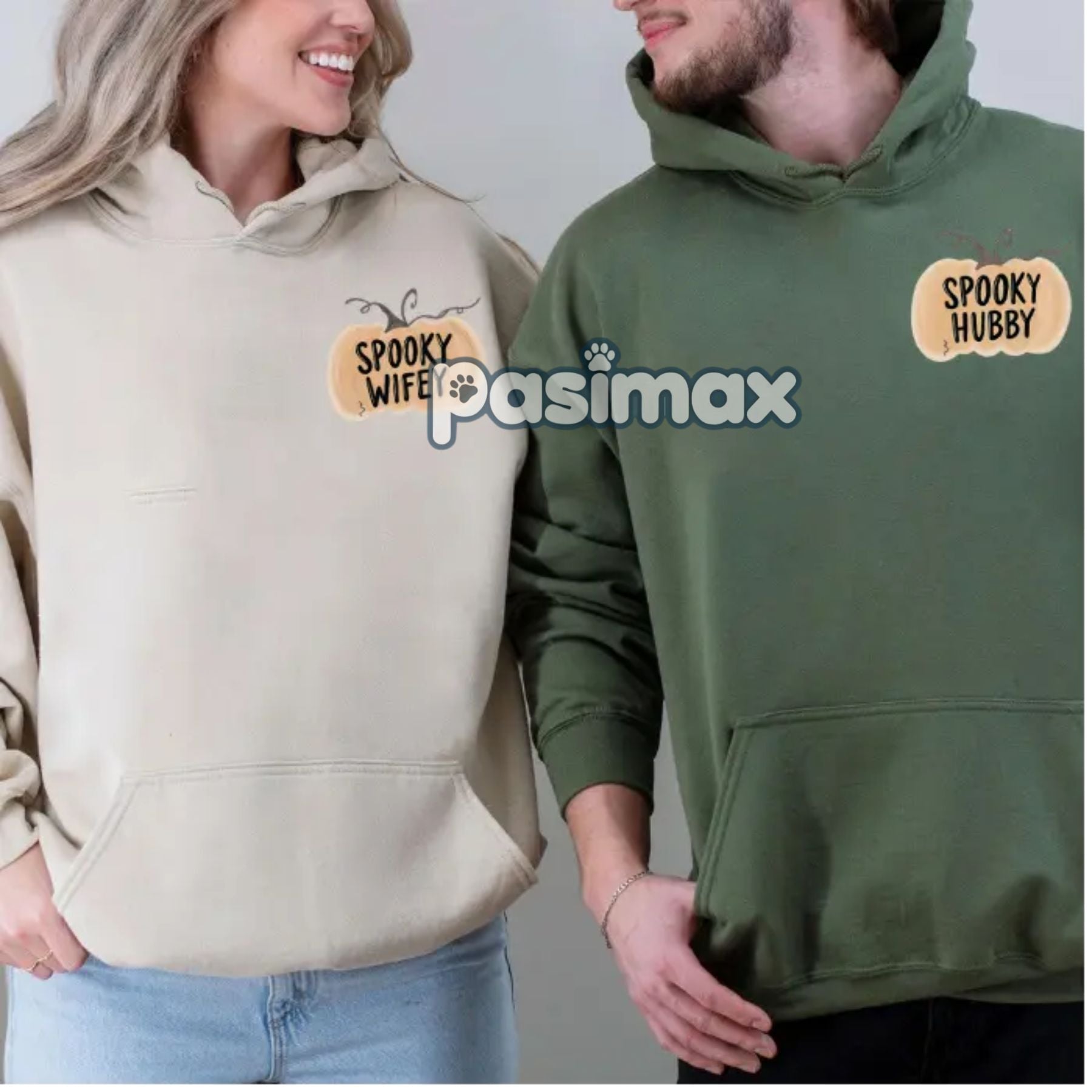 Pasimax Wifey & Hubby Jason Hoodie — side view