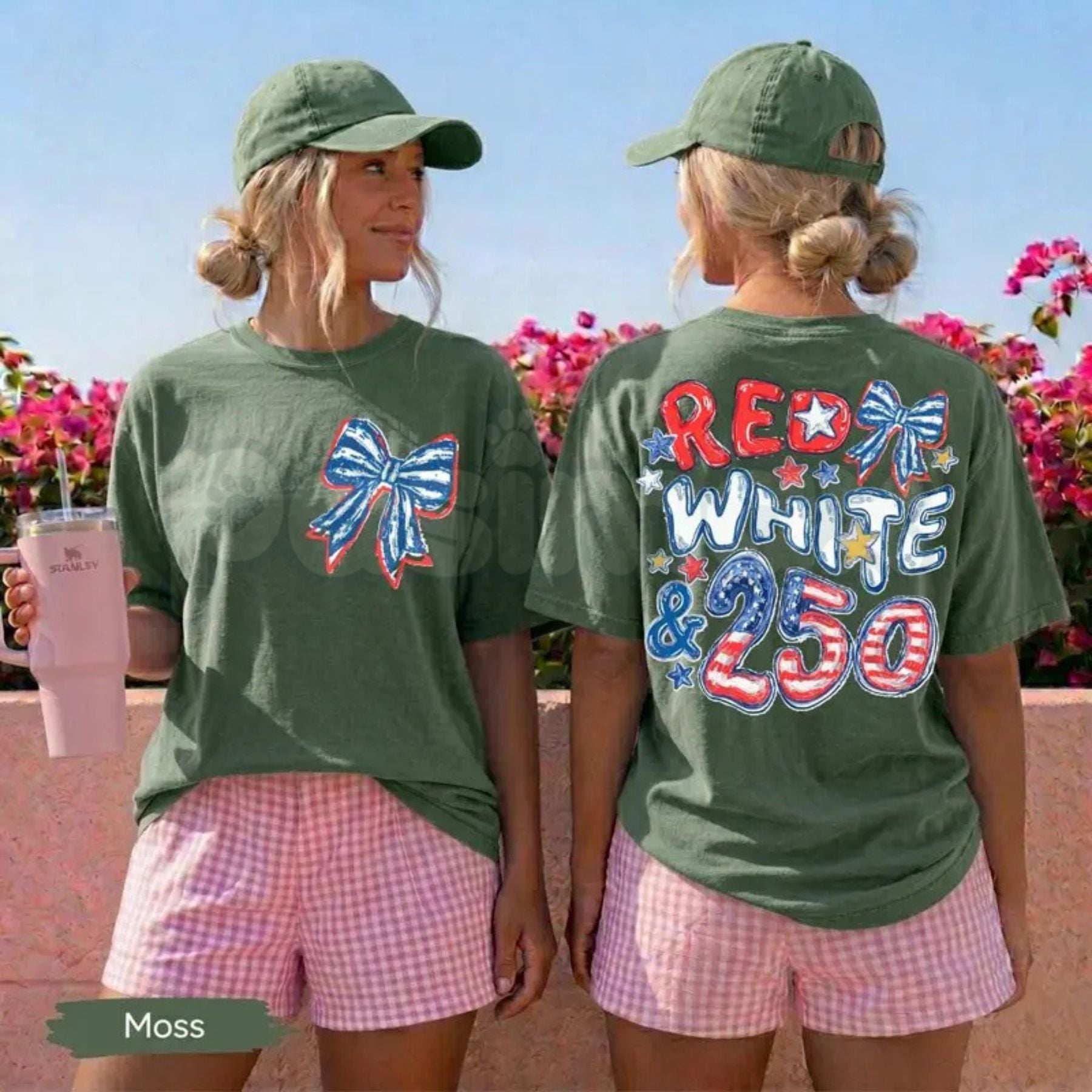 Comfort Colors® Vintage "Red White & 250" America 250th Anniversary T-Shirt – Retro Semiquincentennial Graphic Tee, Trendy Aesthetic Patriotic USA Top