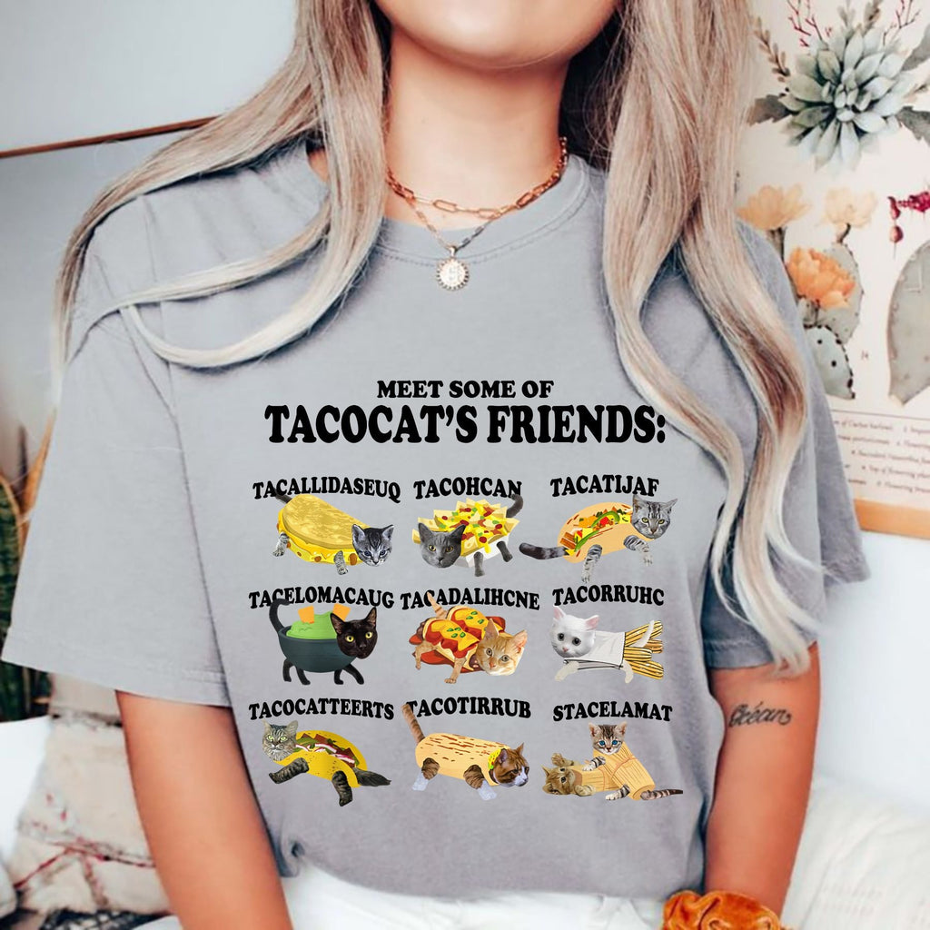Pasimax Tacocat and Friends T-Shirt — detail close-up