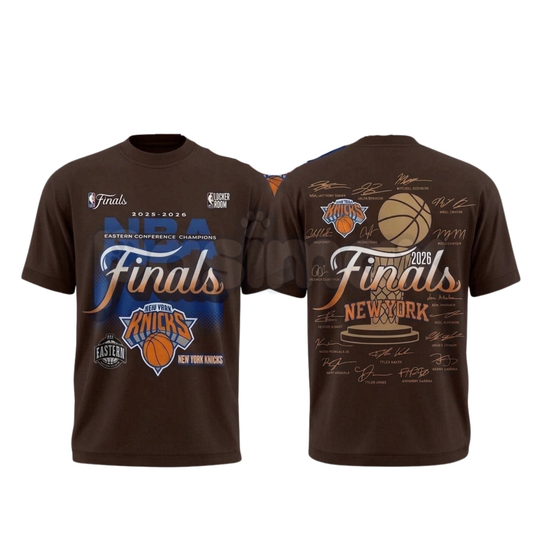 New York Knicks 2026 NBA Finals Game Graphic T-Shirt – Vintage Premium Sports Fan Tee