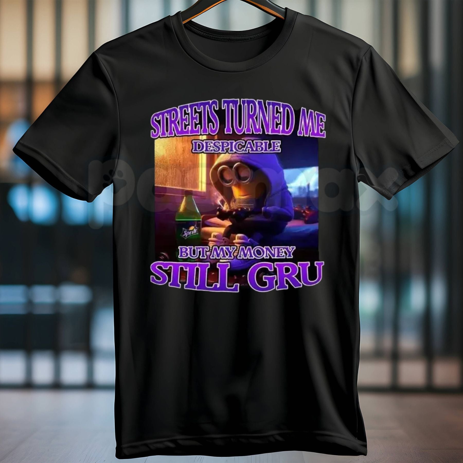 "Streets Made Me Despicable" T-Shirt – Funny Minion Meme Graphic Tee