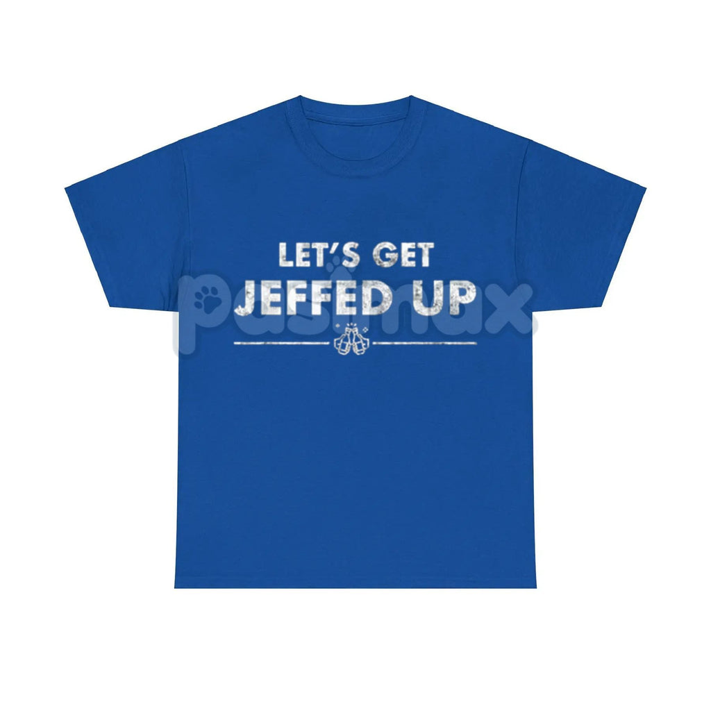 Pasimax "Let'S Get Jeffed Up" Faded Beer T-Shirt — side view