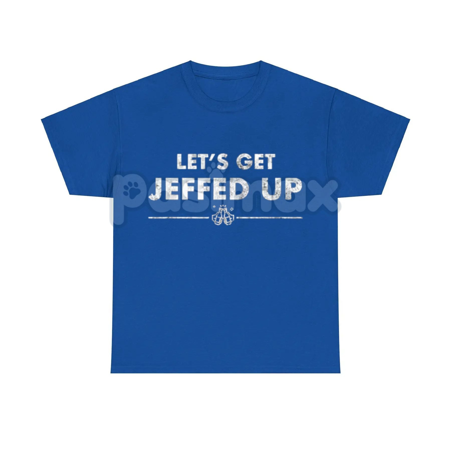 Pasimax "Let'S Get Jeffed Up" Faded Beer T-Shirt — side view