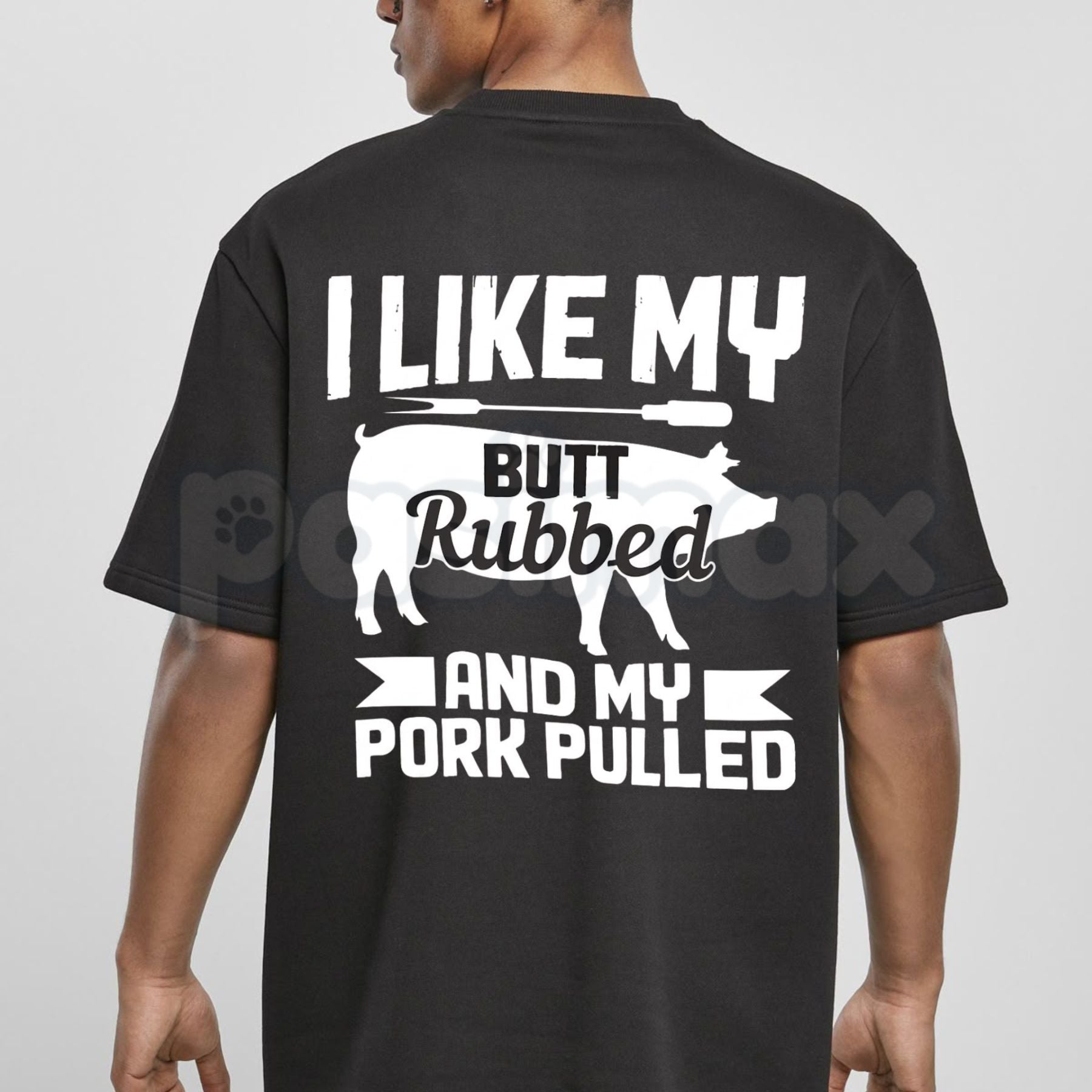 I Like My Butt Rubbed Funny Barbecue T-Shirt – Smoker Grill Master Joke Tee, Humorous BBQ Pork Innuendo Unisex Graphic Shirt