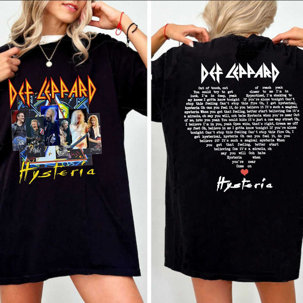 Pasimax Hysteria Classic Rock T-Shirt — detail close-up