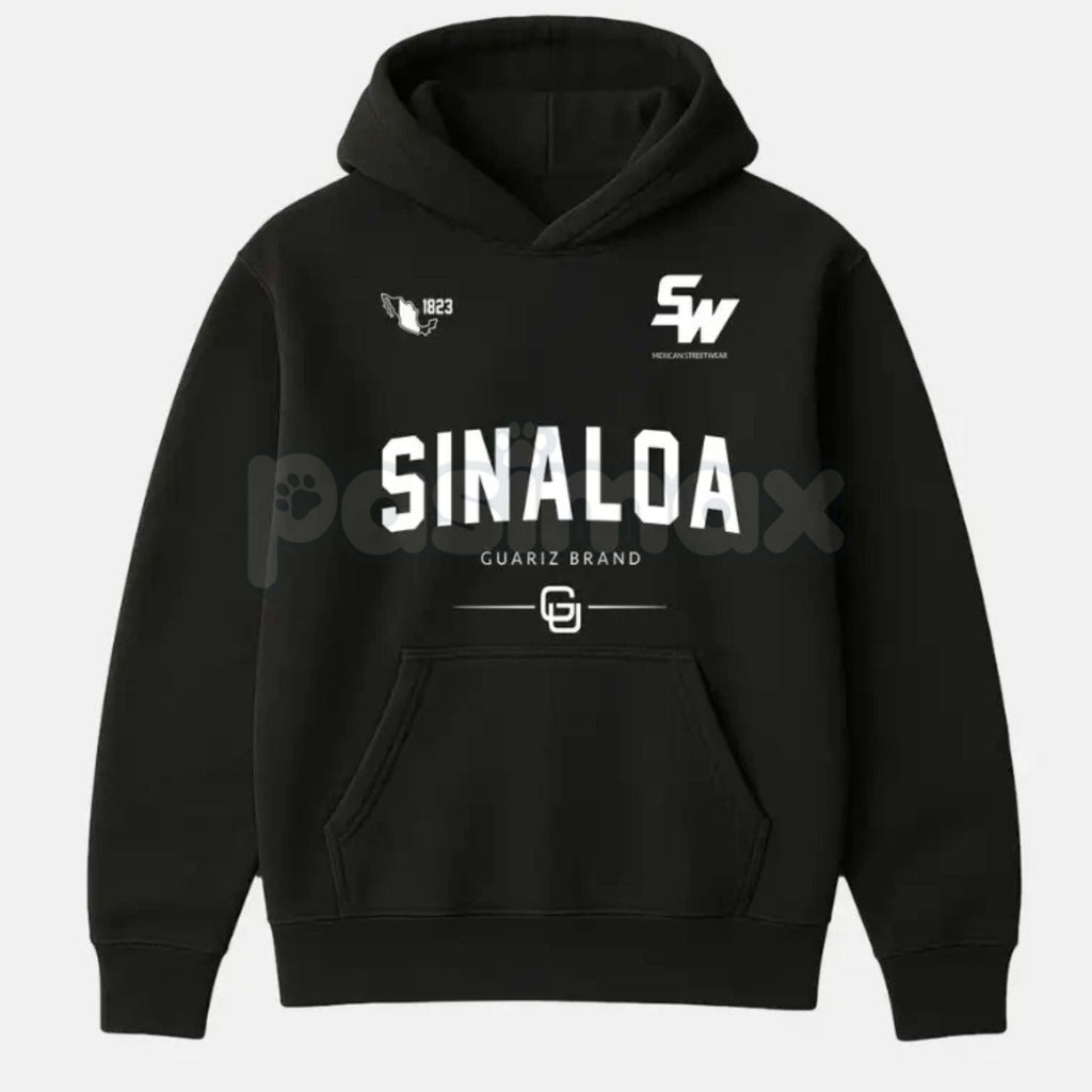 Pasimax MX STREETWEAR STATE Hoodie – Custom State Pride Pullover, Mexican Culture & Streetwear Graphic Apparel, Unisex — size