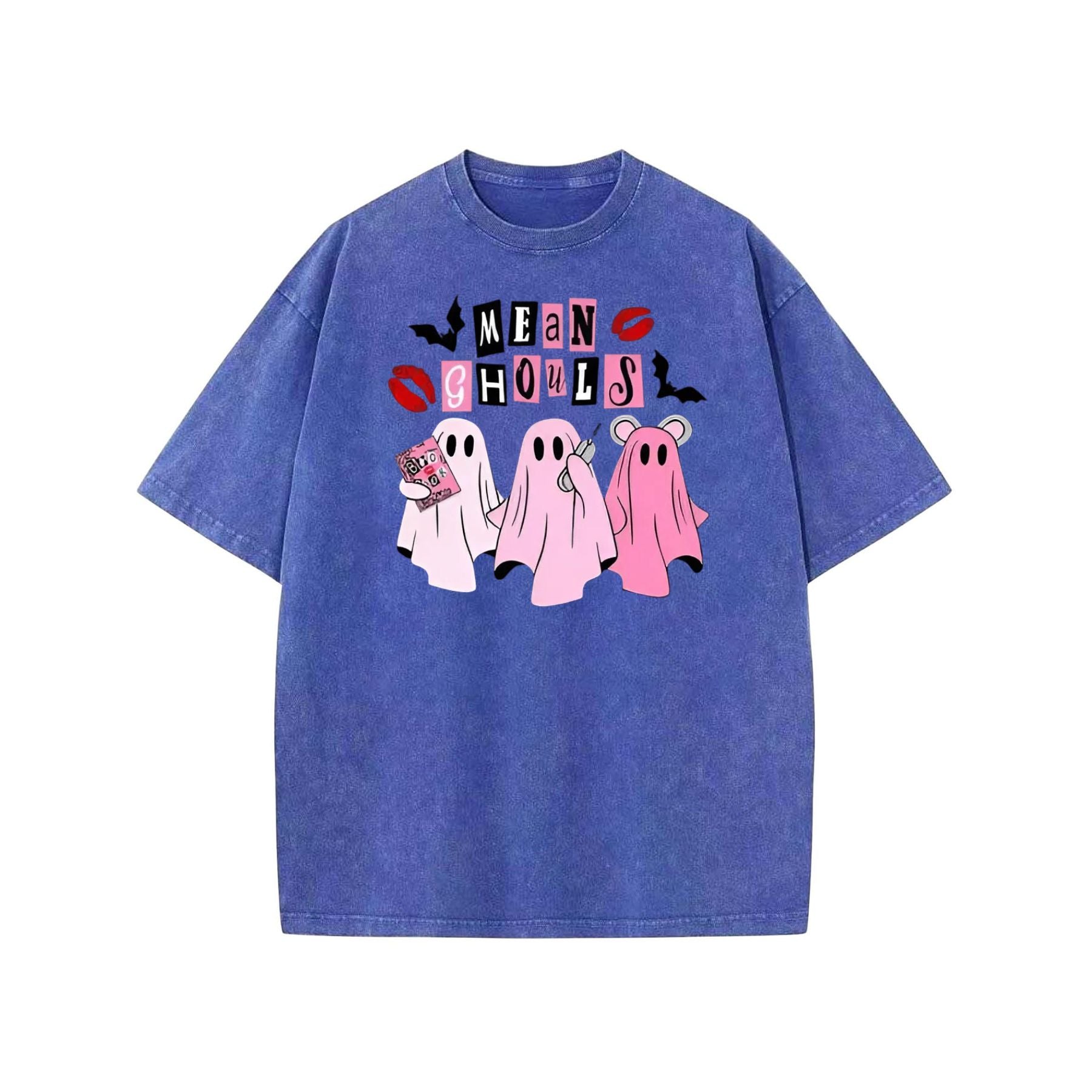 Pasimax Unisex "Mean Ghouls" Halloween T-Shirt — side view