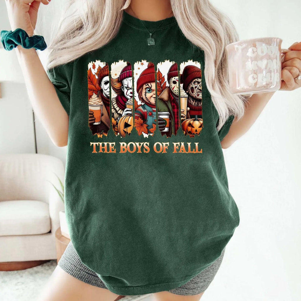 Pasimax 'The Boys Of Fall' Horror Shirt — side view