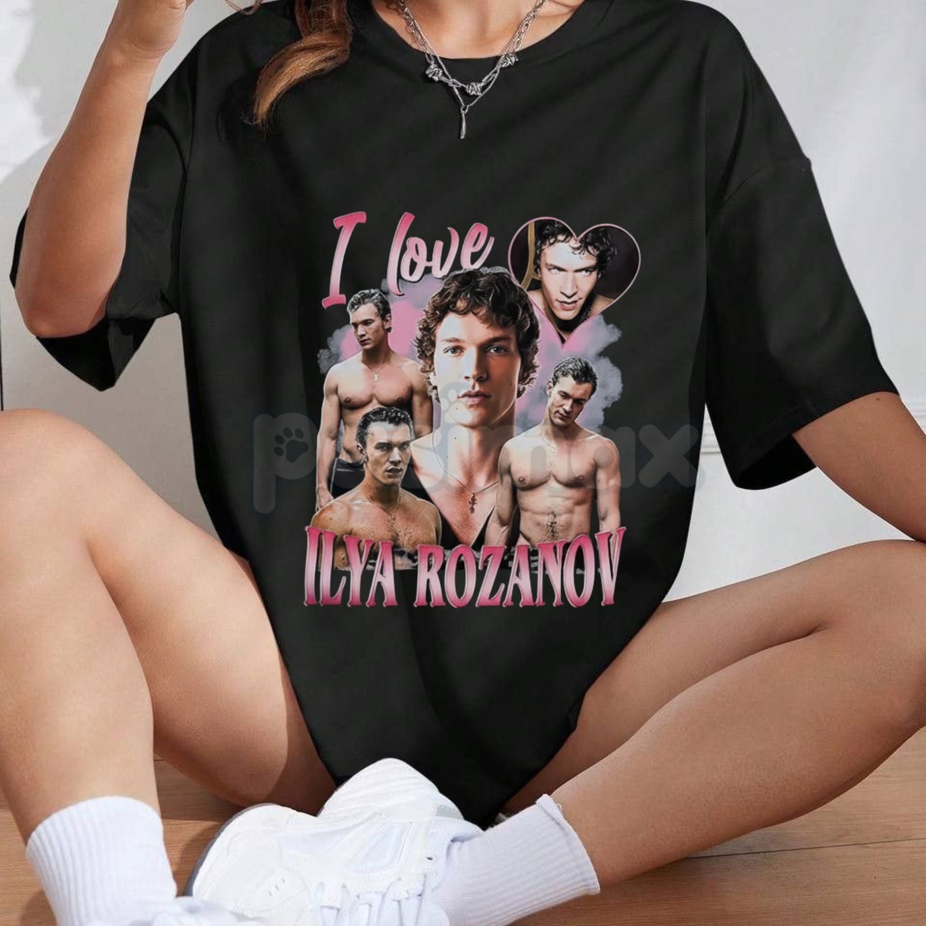 Pasimax Ilya Rozanov & Shane Hollander T-Shirt - Heated Rivalry Inspired Graphic Tee, Ilyane Hockey Romance Fan Apparel, Book