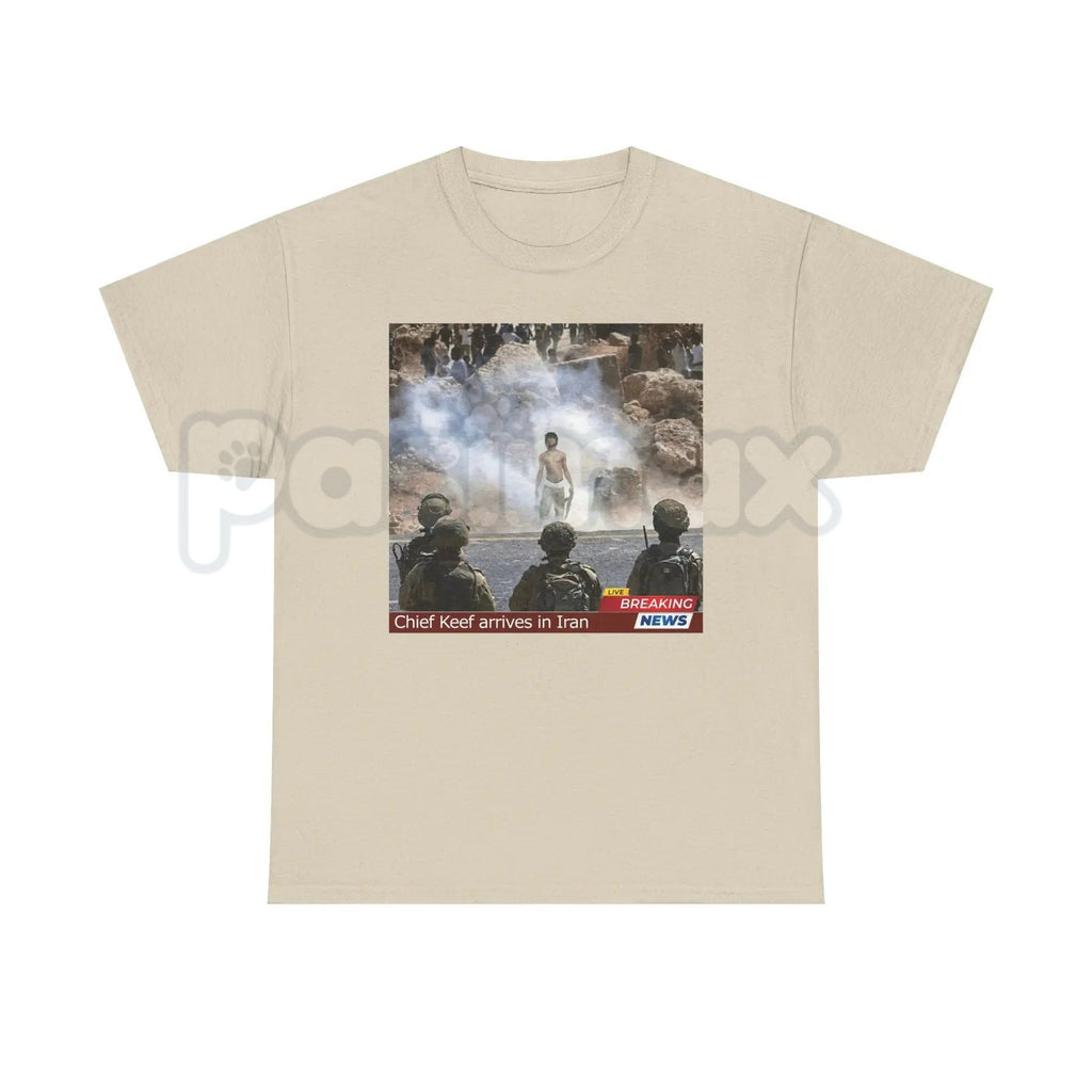 Pasimax Chief K in Iran Graphic T-Shirt - Viral Streetwear Culture Tee, Premium 100% Cotton Glo-Style Fan Top, International 