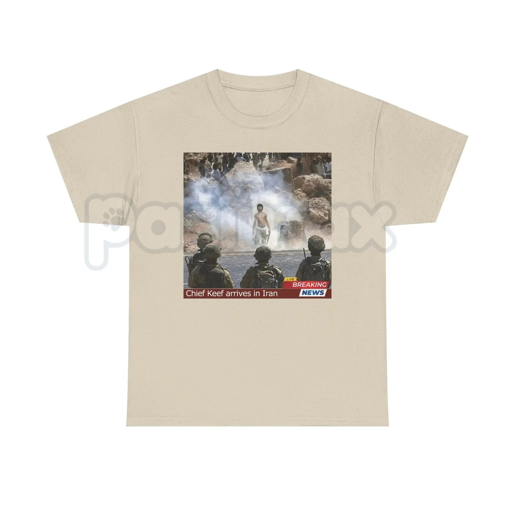 Pasimax Chief K in Iran Graphic T-Shirt - Viral Streetwear Culture Tee, Premium 100% Cotton Glo-Style Fan Top, International 