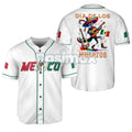 Pasimax Mexico Día de los Muertos Baseball Jersey — detail close-up