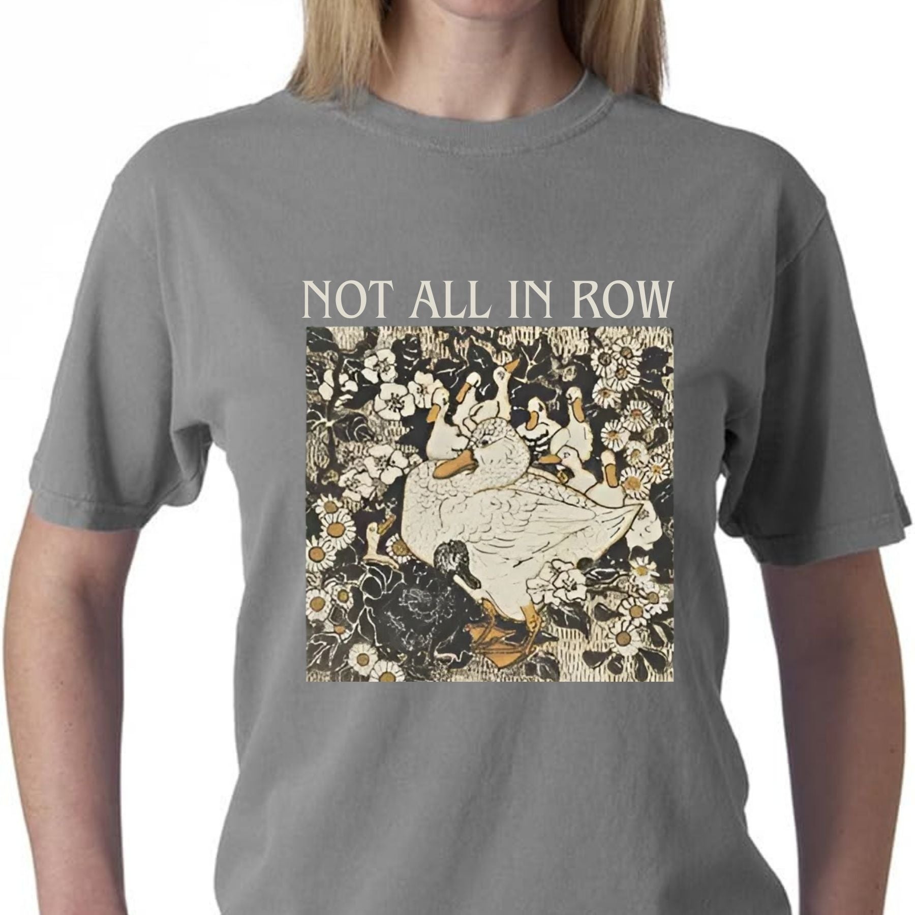 Pasimax Ducks Not in a Row T-Shirt — side view