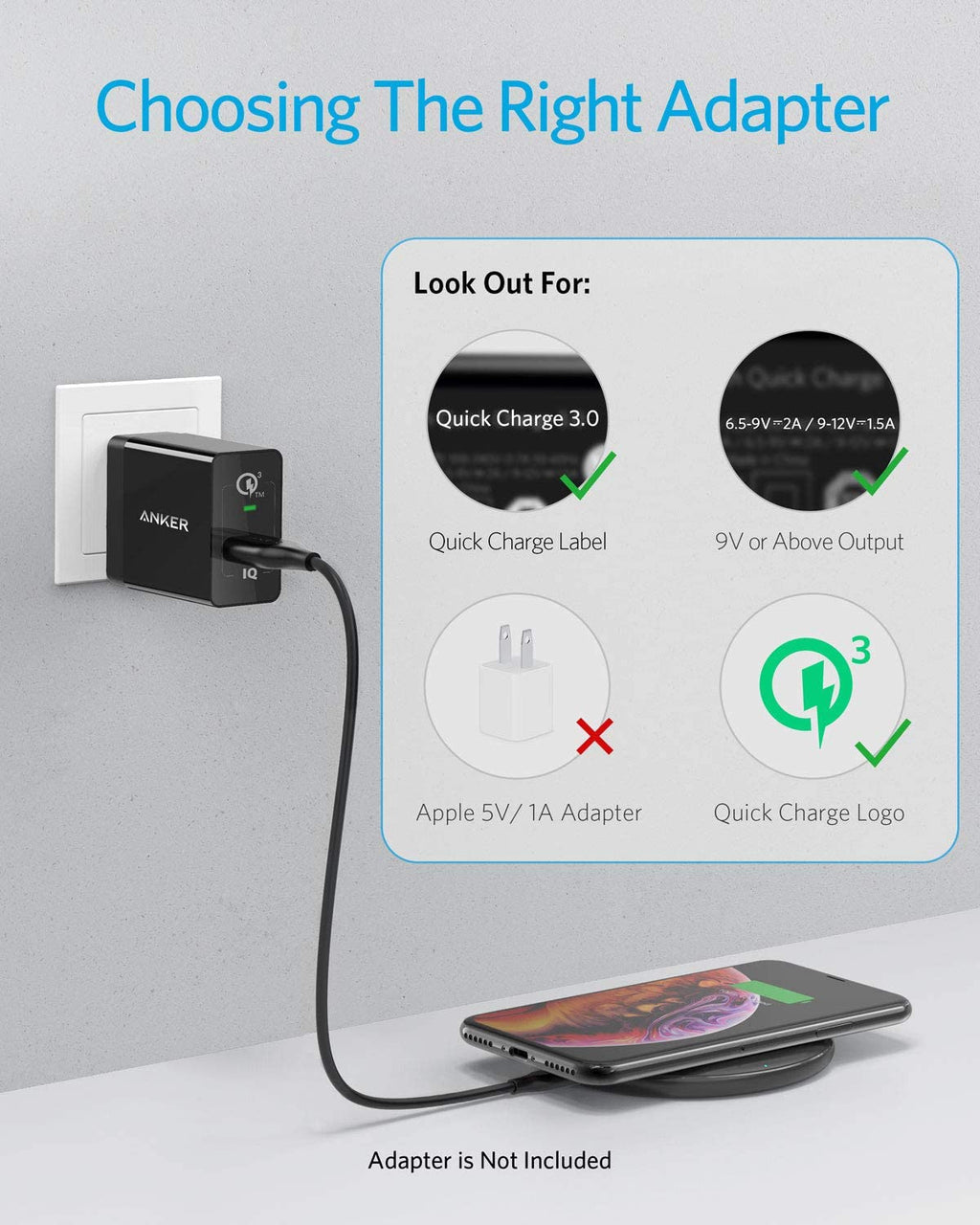 Anker <b>313</b> Wireless Charger (Pad), view 4