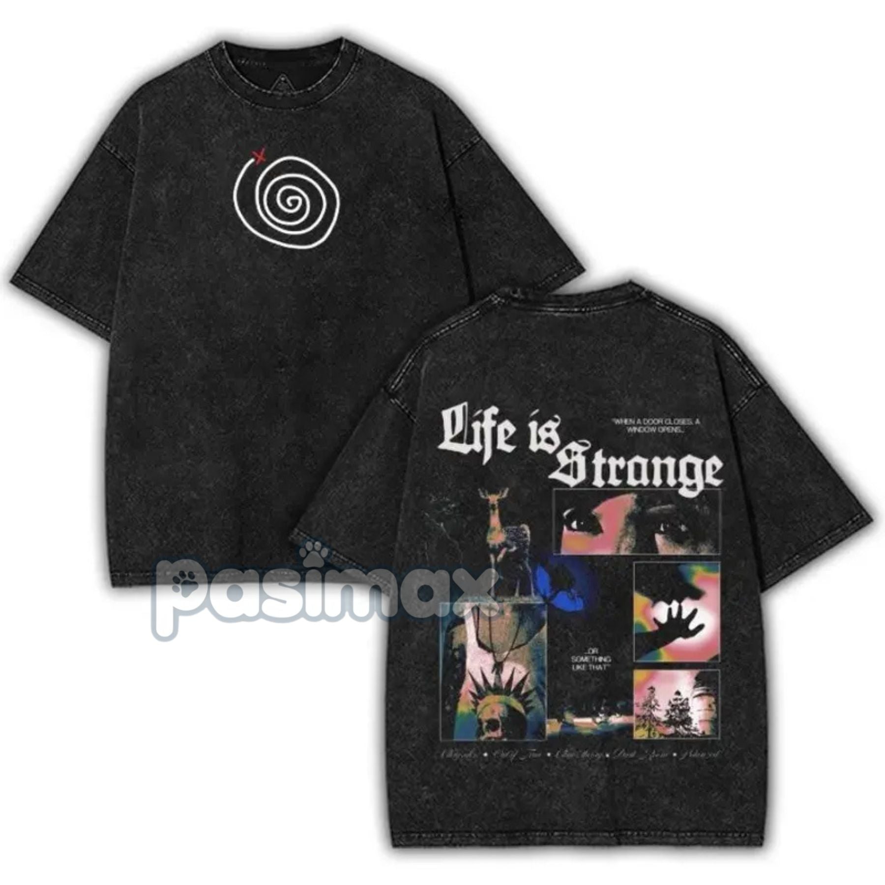 Pasimax Life is Strange Washed T-Shirt — side view