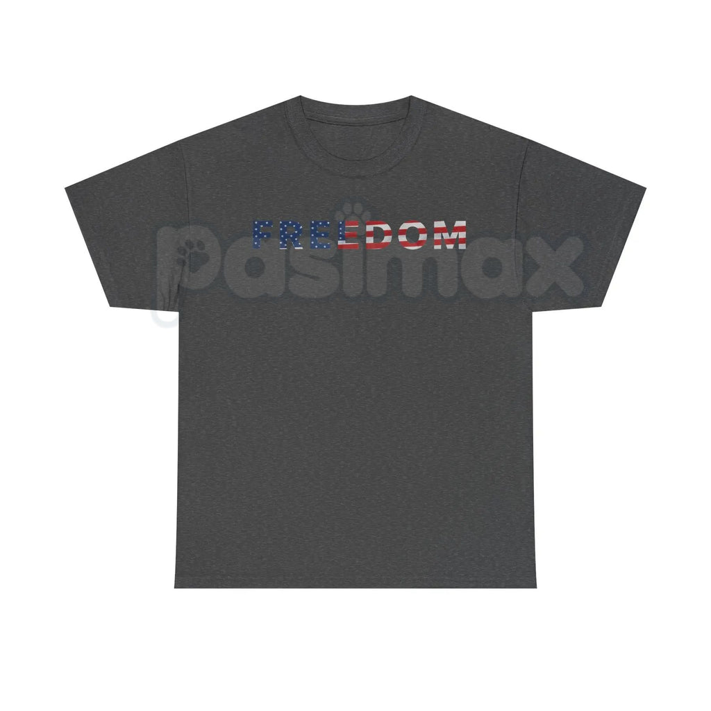 Pasimax Ameri-Humor Anniversary & Valentine's T-Shirt - Funny Patriotic Couple's Graphic Tee, Premium 100% Cotton Romantic Co
