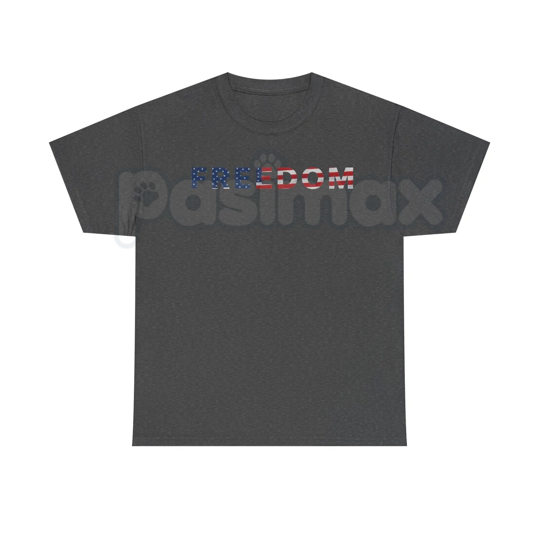 Pasimax Ameri-Humor Anniversary & Valentine's T-Shirt - Funny Patriotic Couple's Graphic Tee, Premium 100% Cotton Romantic Co