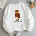 Pasimax All Team College Football Teddy Bear Sweatshirt – Retro Mascot Graphic Crewneck — lifestyle context