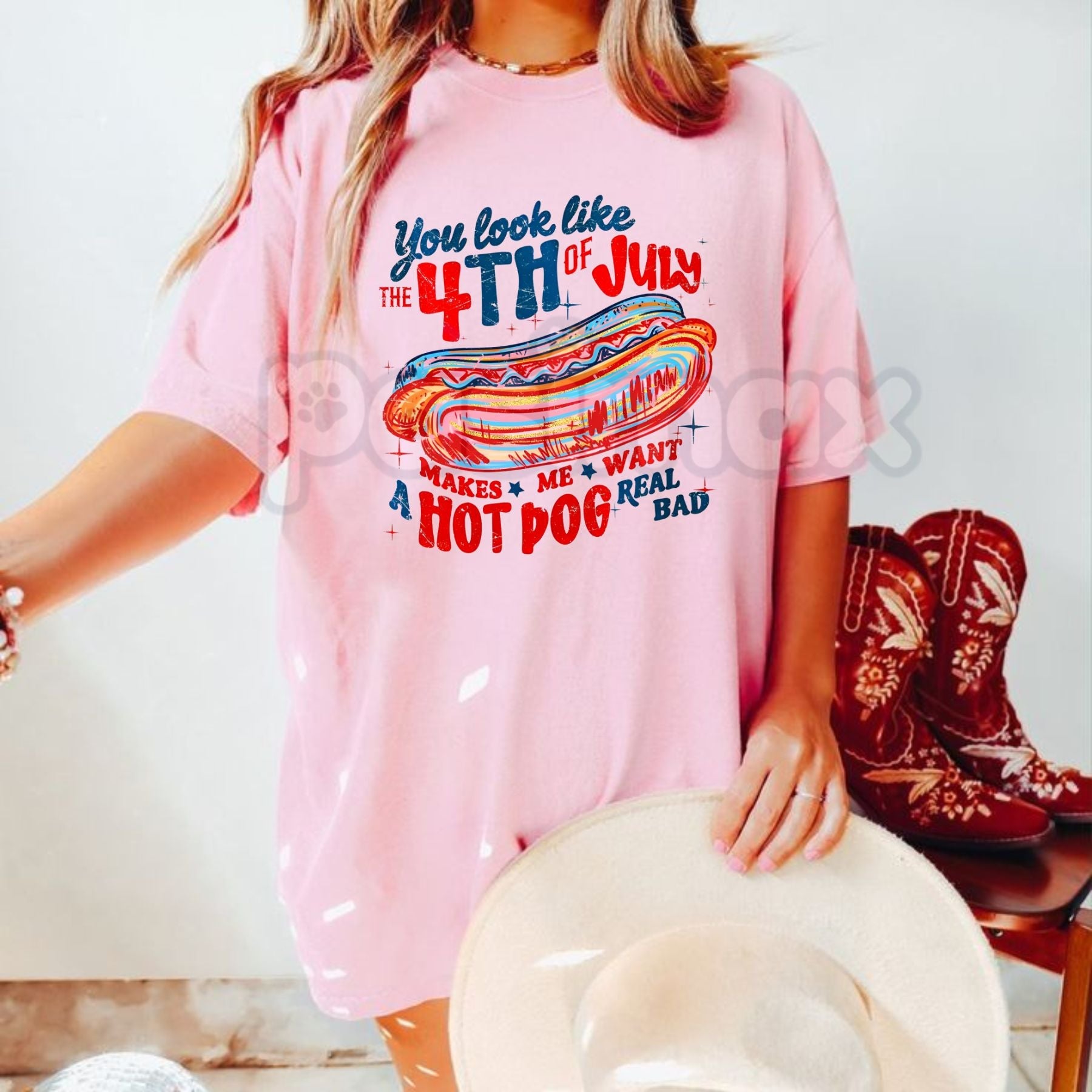 "You Look Like the 4th of July" T-Shirt – Festive Americana Graphic Tee