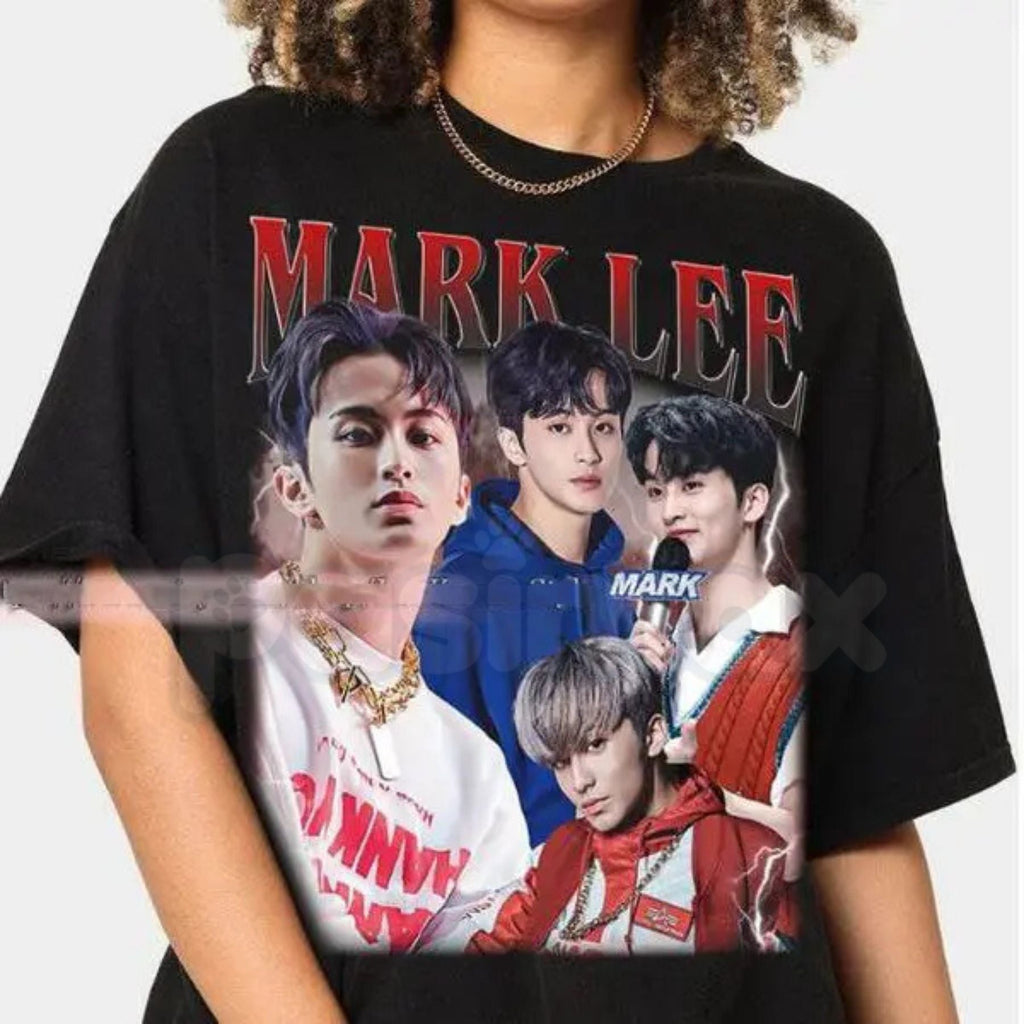 Vintage Mark Lee NCT Dream T-Shirt – 90s Bootleg Rap Tee Style K-Pop Unisex Graphic Merchandise