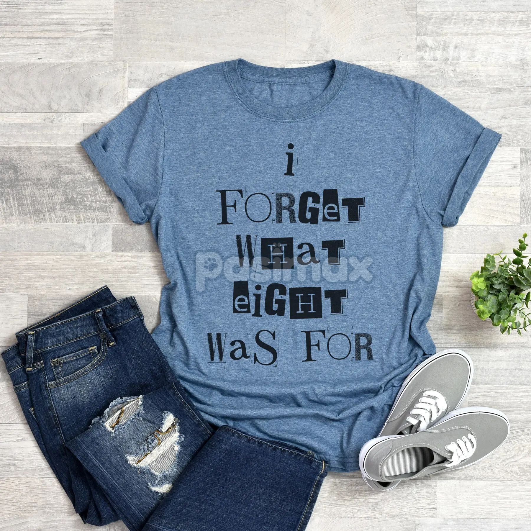 Pasimax 'I Forget What Eight Was For' Subversive T-Shirt — back view