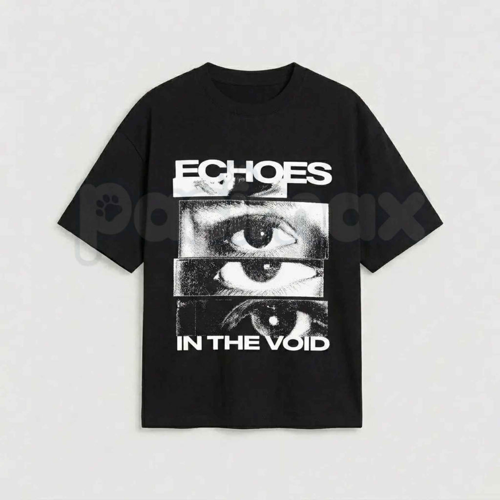 Retro Glitch Art Eye Print Shirt – Vintage Graphic Tees, Cyberpunk Vaporwave Surreal Unisex Cotton T-Shirt