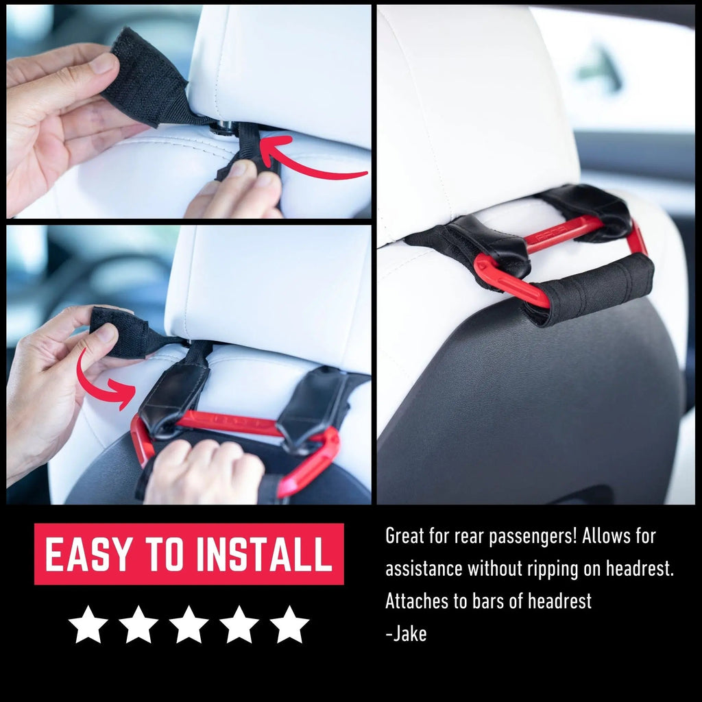 Back Grip PRO Headrest Handles for TESLA S/ 3/ Y — view 5