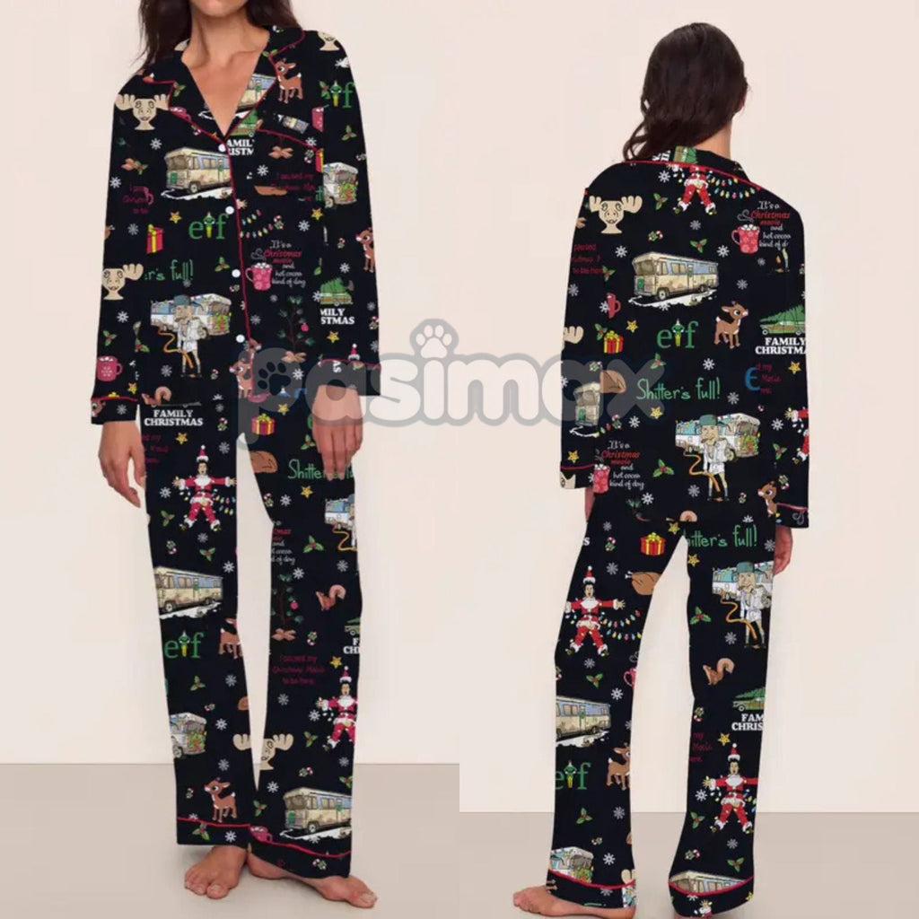 Pasimax Women's Christmas Pajama Set — lifestyle context